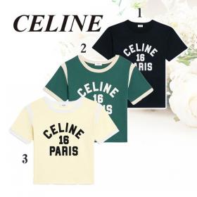 お洒落にセリーヌ 16 ボクシーTシャツ 激安 ボトルグリーン 3色