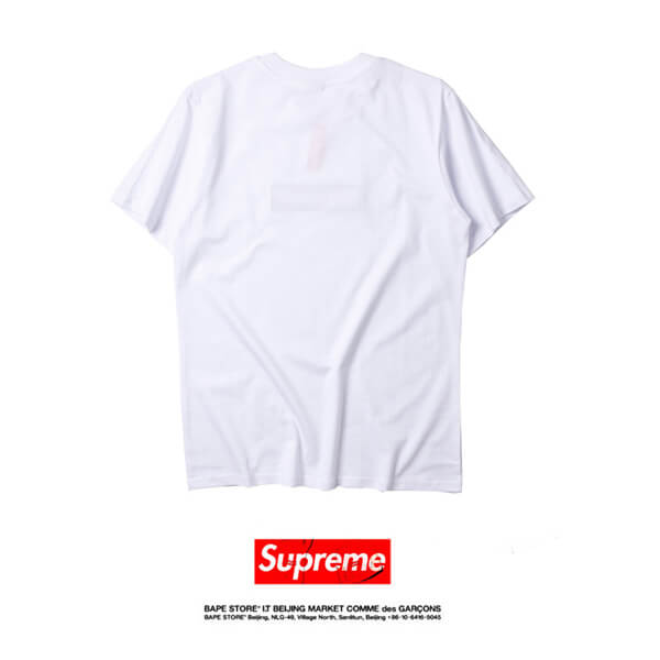 シュプリーム ボックスロゴ tシャツ 偽物 2021SS新作 ​コムデギャルソン ボックスロゴ Tシャツ