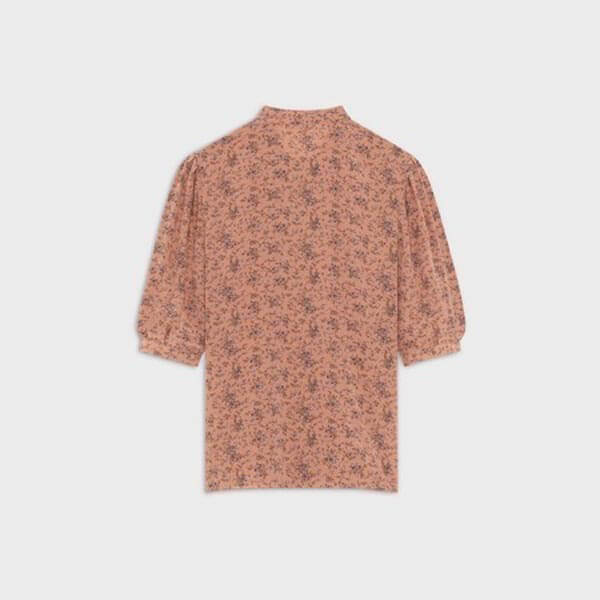 セリーヌ パロディ＜新作21SS＞ 花柄バルーンスリーブ ボウブラウス●セリーヌ●2B243301M.25PL