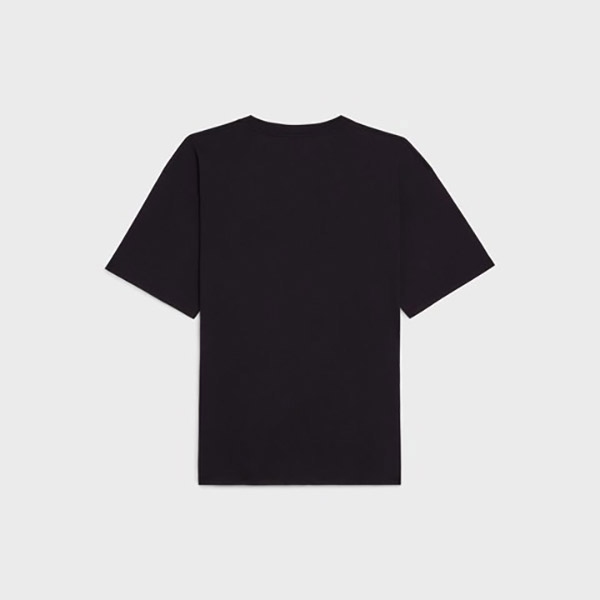 セリーヌ パロディ スタッズ付き ルーズTシャツ / コットンジャージー 2X800501F