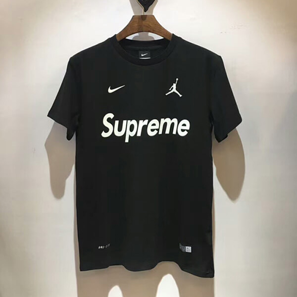 2021SS シュプリームスーパーコピー シュプリーム * ナイキ * Jordan Tee Tシャツ 黒