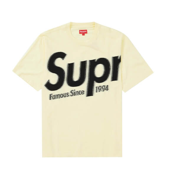 シュプリーム Tシャツ 偽物☆入手困難レア! Spellout T スペルアウトTシャツ