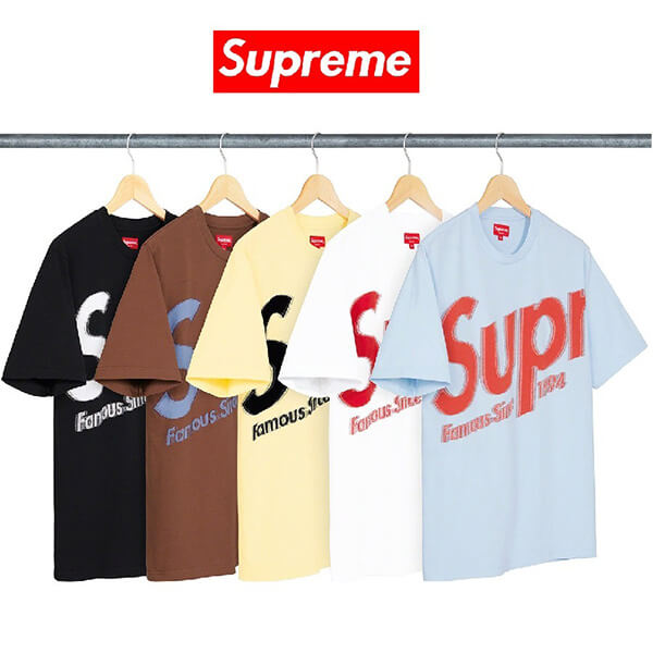 シュプリーム Tシャツ 偽物☆入手困難レア! Spellout T スペルアウトTシャツ