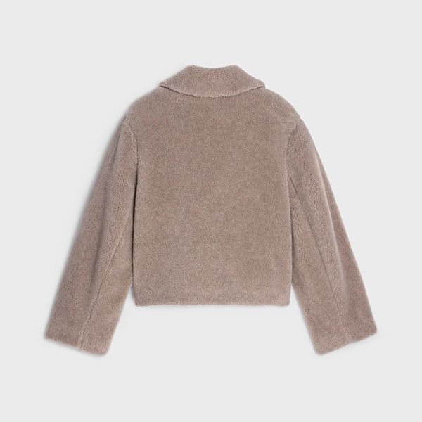 セリーヌ レディース クロップド ピーコート 偽物 2M825426T.18TP