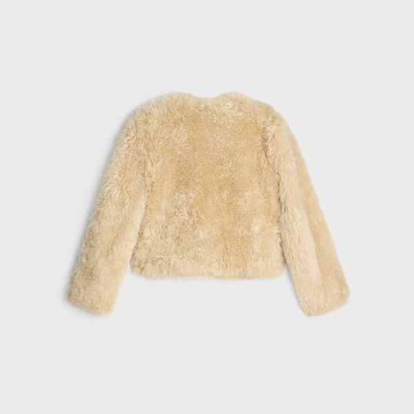 すぐ届くセリーヌ カシミアゴート クルーネック ジャケット 偽物 2F377468E.01EM
