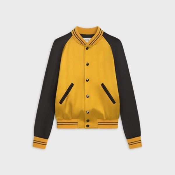 【大人気】セリーヌ テディジャケット コピー スタッズ付き サテン