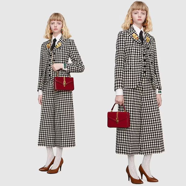 人気話題コラボ！グッチ シルヴィ1969 偽物 パテントレザー ミニ トップハンドルバッグ 3色 5894791J70G1000