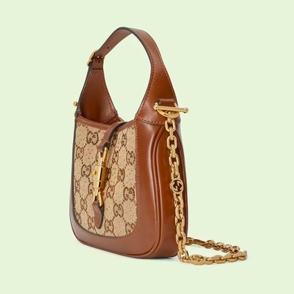 完売間近グッチ ジャッキー 1961 クリスタル付 ミニGG バッグ コピー 67579921HRG2687