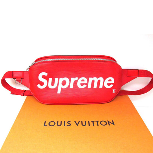 新作 シュプリーム × ルイヴィトン ショルダーバッグ コピー コラボ バムバッグ BUMBAG RED 赤