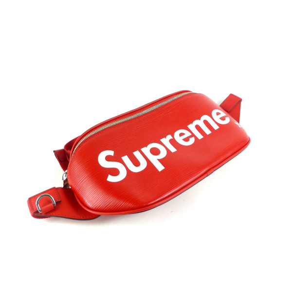 新作 シュプリーム × ルイヴィトン ショルダーバッグ コピー コラボ バムバッグ BUMBAG RED 赤