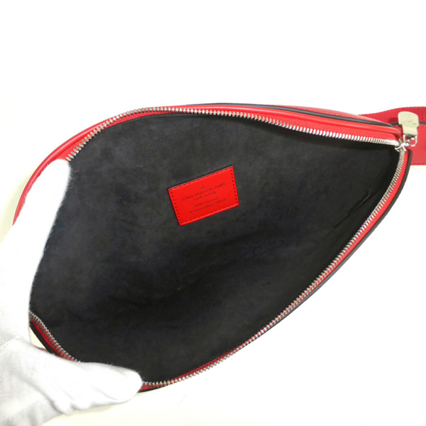新作 シュプリーム × ルイヴィトン ショルダーバッグ コピー コラボ バムバッグ BUMBAG RED 赤