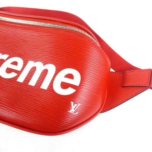 新作 シュプリーム × ルイヴィトン ショルダーバッグ コピー コラボ バムバッグ BUMBAG RED 赤