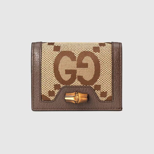 〔グッチ ダイアナ〕ジャンボGG 偽物 カードケース  658244 UKMBT 2572