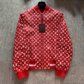 ルイヴィトン シュプリーム ジャケット コピー シュプリーム 偽物 × LEATHER ジャケット