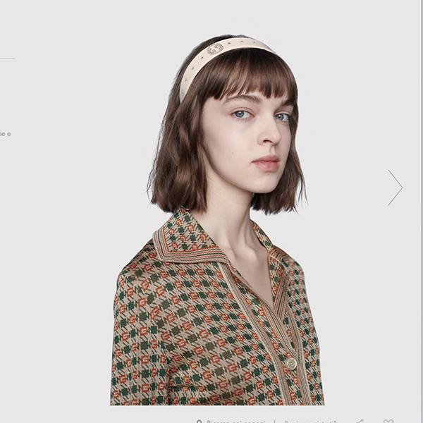 グッチ カチューシャ 偽物 クリスタル インターロッキングG ヘアバンド