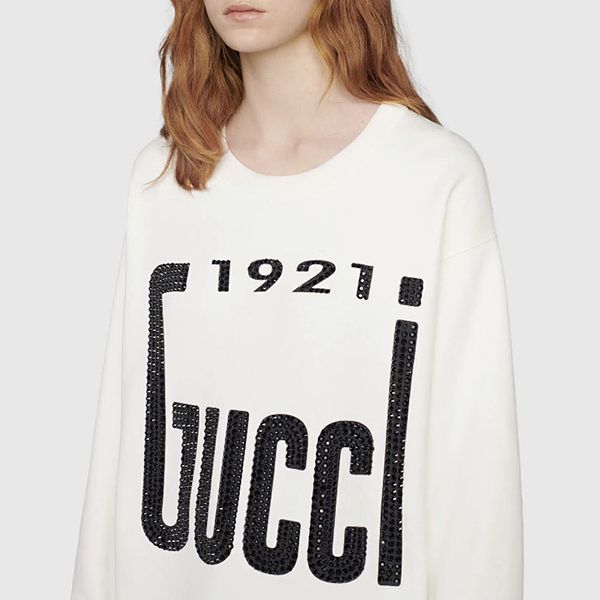 グッチ クリスタル 偽物「1921グッチコピー」パーカー スウェットシャツ 617964XJDZE9088
