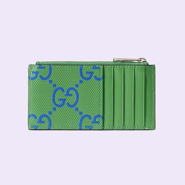 お洒落にグッチ GG型押しジップカードケース コピー 725550 AABCZ 5745
