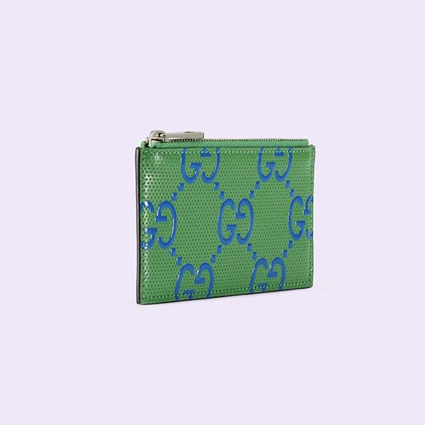 お洒落にグッチ GG型押しジップカードケース コピー 725550 AABCZ 5745