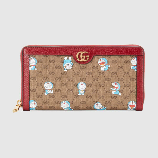 ​グッチ ドラえもん 財布 コピー【注目コラボ】激安 ジップアラウンドウォレット【DORAEMON x グッチ】