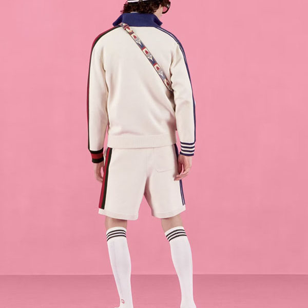【アディダス×グッチ】コラボ ヴィスコース ジップアップジャケット700476 XKCIF 9791