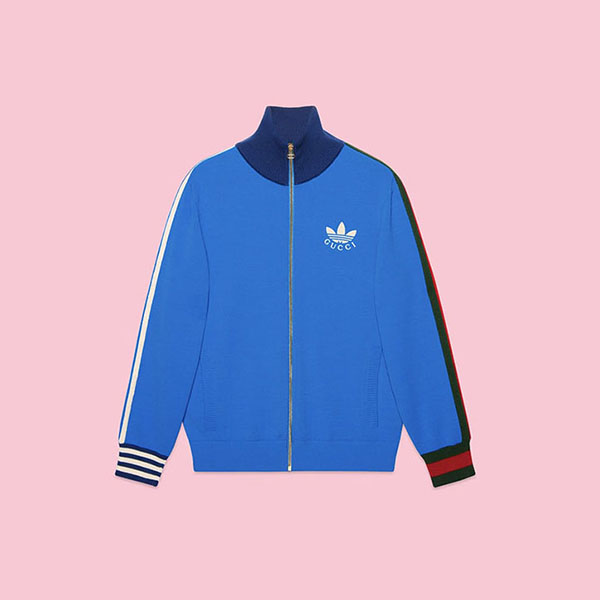 【アディダス×グッチ】コラボ ヴィスコース ジップアップジャケット700476 XKCIF 9791