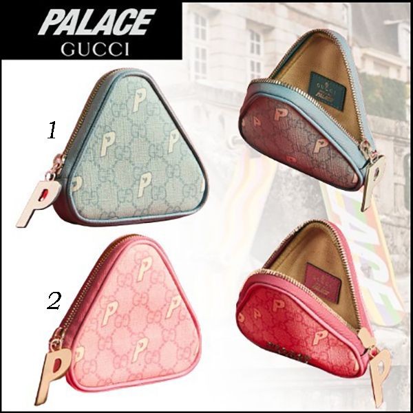 PALACE×グッチ 偽物 メンズOK シュプリームGG-P小銭入れ 2色 723144FAAZV4144！