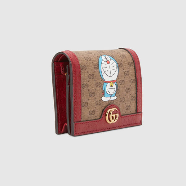 ドラえもん 激安​ グッチ 財布 コピー 注目コラボ カードケースウォレット DORAEMON x グッチ