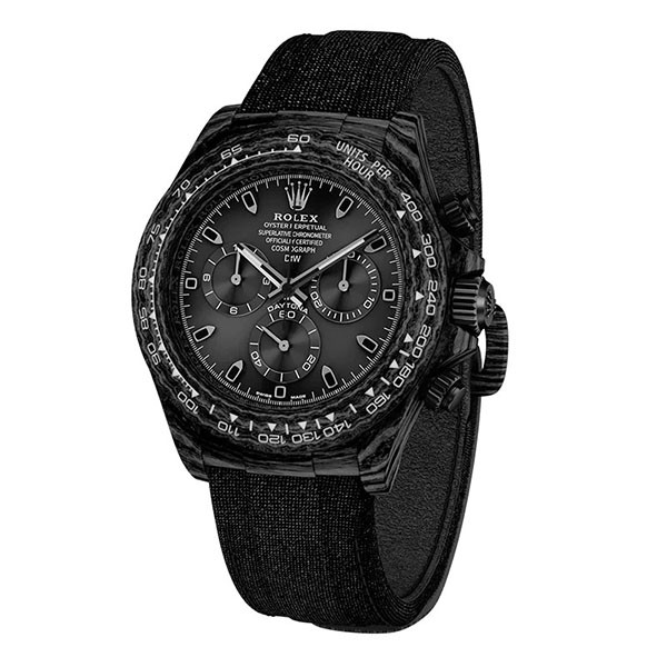 ロレックス DiW 偽物 カーボン デイトナ “ALL BLACK”超限定