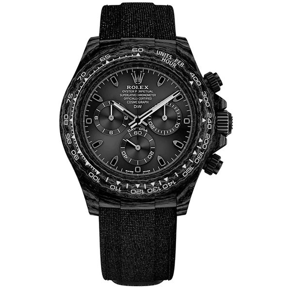 ロレックス DiW 偽物 カーボン デイトナ “ALL BLACK”超限定