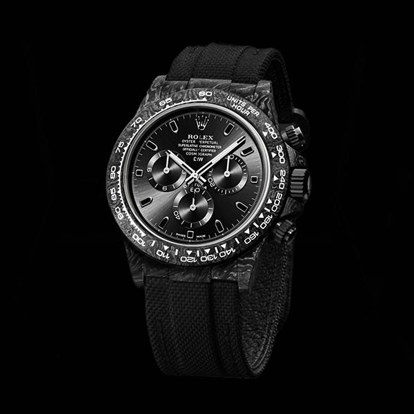 ロレックス DiW 偽物 カーボン デイトナ “ALL BLACK”超限定