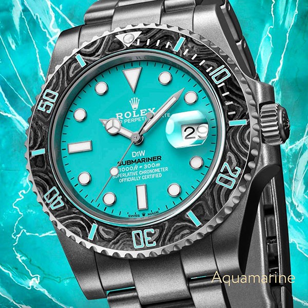 完売前に新作を先取り！ロレックス DiW コピー サブマリーナー AQUAMARINE