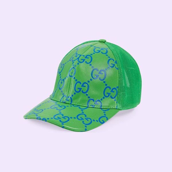 定番人気グッチ GGレザー ベースボールキャップ 728853 4HAWH 8972