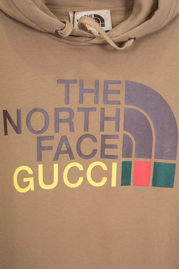 送料込 グッチ ノースフェイス 偽物 パーカー THE NORTH FACE x グッチ ロゴ マウンテン