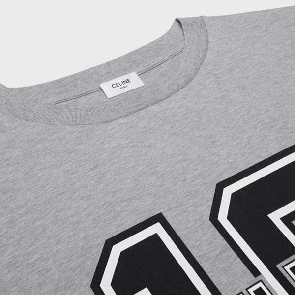 セリーヌ 16 オーバーサイズTシャツ 偽物 コットンジャージー 2X41F671Q