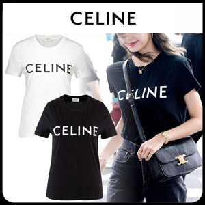 セリーヌ Tシャツ 激安 偽物 セリーヌ Tシャツ コピー 23年春夏 欲しい超限定 フロントロゴ 2X314916G38AW