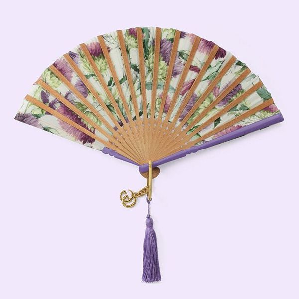 【グッチ】フローラルプリント 扇子 偽物 693661 FABHM 8860