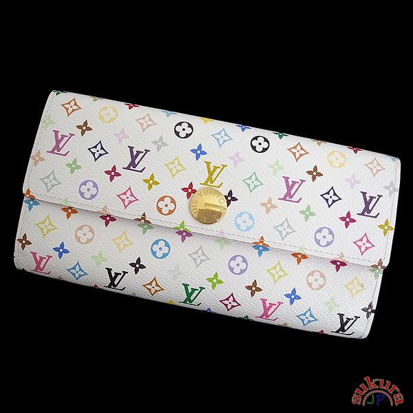 ルイヴィトン 長財布 モノグラム マルチカラー ポルトフォイユサラ M93744