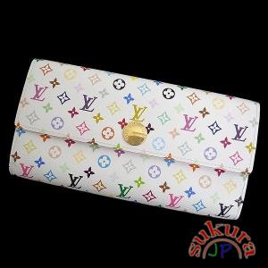 ルイヴィトン 長財布 モノグラム マルチカラー ポルトフォイユサラ M93744