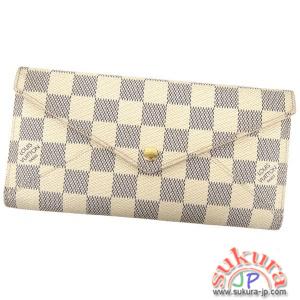 ルイヴィトン 長財布 ダミエアズール ポルトフォイユオリガミ ロン N63098