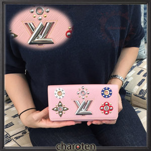 17SS新作！LVっぽさ満載 ルイヴィトンスーパーコピー   ツイストロック長財布