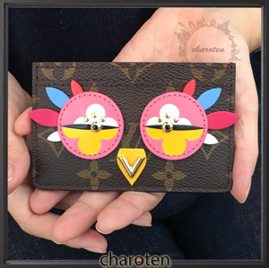 ルイヴィトンスーパーコピー 財布   バレンタイン限定 Owlカードケース
