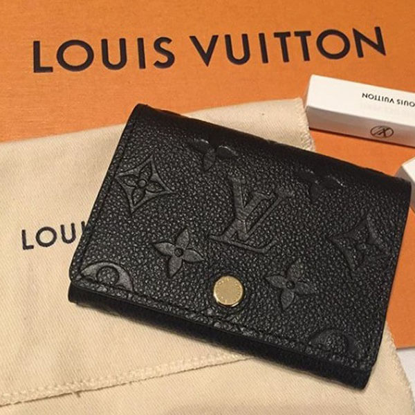ルイ ヴィトン 財布 偽物 LV★アンヴェロップカルト ドゥ ヴィジット〈ノワール〉M58456