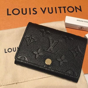 ルイ ヴィトン 財布 偽物 LV★アンヴェロップカルト ドゥ ヴィジット〈ノワール〉M58456
