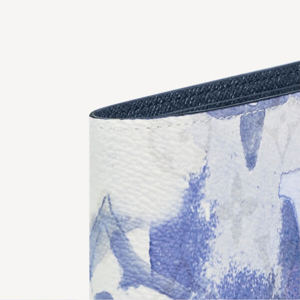 ルイ ヴィトン 財布 偽物 LV ウォーターカラー WATERCOLOR ポルトフォイユミュルティプル M80458 
