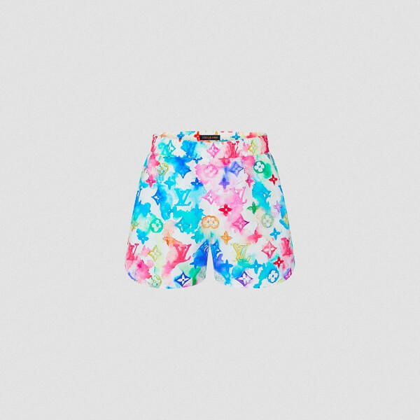 ルイヴィトン ショーツ 偽物 LV ウォーターカラー WATERCOLOR☆新作 スイムショーツ モノグラム 1A8QW6