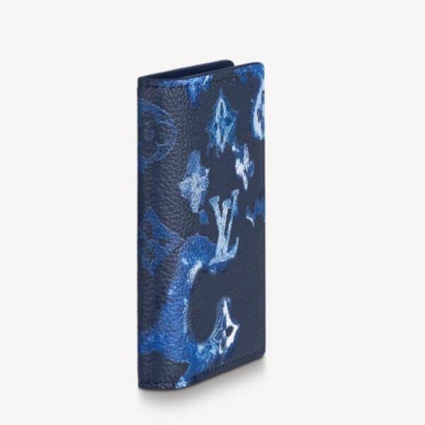 【LV】ルイヴィトン 偽物 財布 カードケース ウォーターカラー M80463