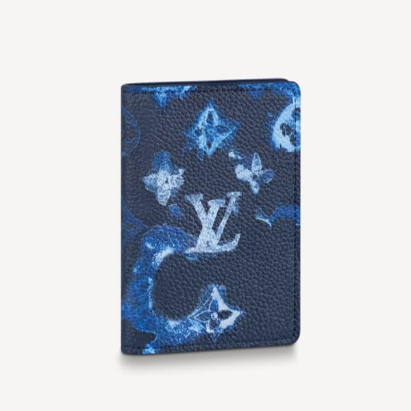 【LV】ルイヴィトン 偽物 財布 カードケース ウォーターカラー M80463