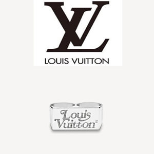 {注目商品}ルイヴィトン リング 偽物 LVxNIGOシリーズ バーグダブル スクエアード LVストラス