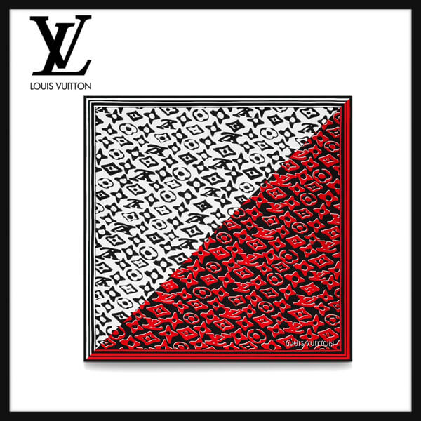  ヴィトン コピー マフラー 21SS◆LV×UF マフラー シルクカレモノグラム