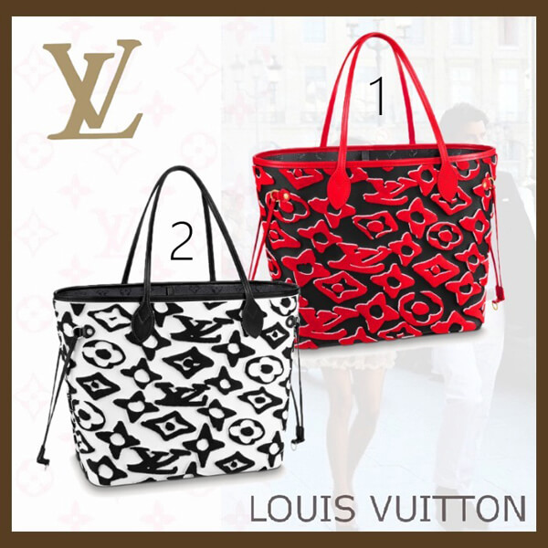 《LV×UFコラボ新作★》ルイヴィトン スーパーコピー バッグ   LVXUF ネヴァーフル MM